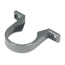 32mm Universal Waste Pipe Clip - Grey