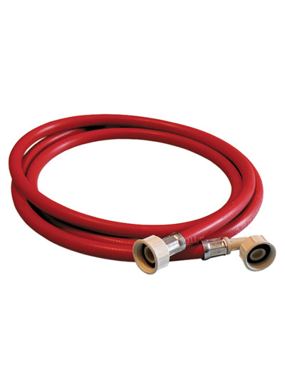Pre-Packed Washing Machine Inlet hose - Red 1.5m