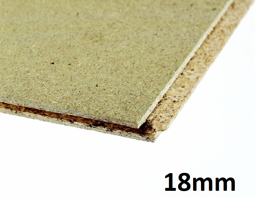 18mm T&G P5 Chipboard Flooring (2400 x 600mm / 8' x 2')