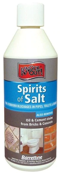 Knock Out Spirits of Salt Drain Unblocker (Hydrochloric Acid) - 500ml