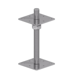 Birkdale Fencemate® Adjustable Bolt Down Post Supports (80mm Plate x 250mm Height)