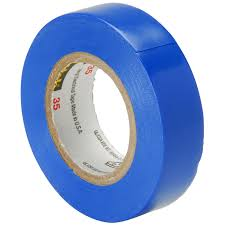 PVC Insulating Tape: Blue (18mm x 25m)