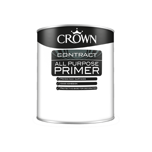 Crown Contract All Purpose Primer (Solvent Based) - White - 2.5L