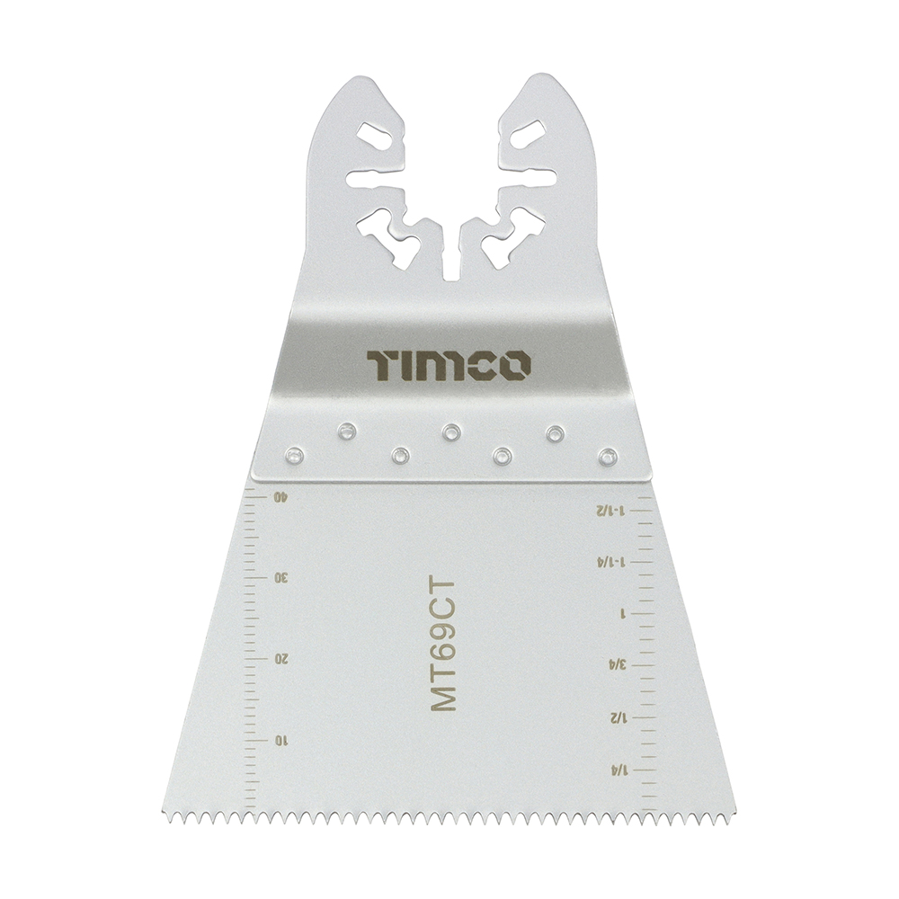 Timco Multi-Tool Blade - Straight Coarse - For Wood - 69mm