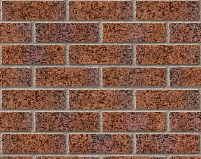 Ibstock New Burntwood Red Rustic 65mm Brick (Pack of 500)