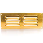 Pre-Packed Vent louvre 9" x 3" - brass anodised