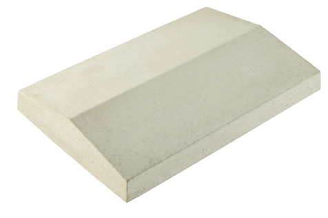 305 x 610 Twice Weathered Straight Concrete Coping Stone