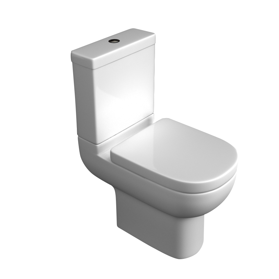 K-Vit Studio Close Coupled WC Pan & Cistern (Seat Not Included)