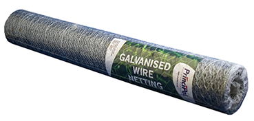 Chicken Wire (Galvanised Wire Netting) - 600mm x 13mm Mesh - 10m Roll