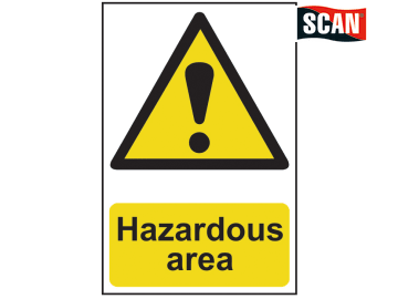 Safety Sign - Hazardous area
