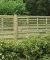 Forest Garden DTS 1.8m x 1.5m Pressure Treated Decorative Kyoto Fence Panel - Pack of 3 