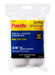 Purdy 6.5" White Dove Roller Sleeve (3/8" Pile) (Pack of 2)