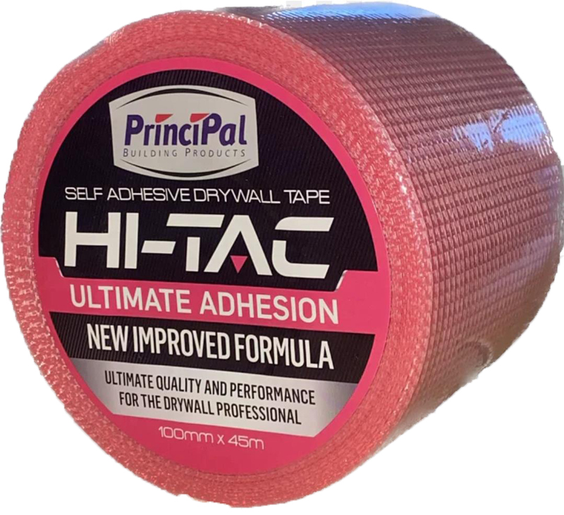 Hi-Tac PINK Extreme High Tack Self-Adhesive Scrim (Plasterboard Joint) Tape - 100mm x 45m