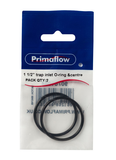 Pre-Packed 1 1/2" trap inlet O-ring & Centre (Pack of 2)
