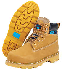 Ox Honey Nubuck Safety Boots - Size 10