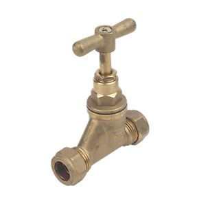 25mm Brass Poly Standard Stop Cock