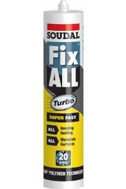 Soudal FixAll Turbo 290ml Sealant/Adhesive - White
