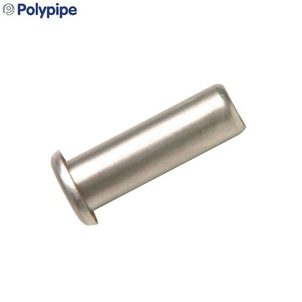 Grey Pack of 5 Polyplumb Push Fit Straight Coupler 15mm 