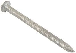 Galvanised 40 x 3.75mm Square Twisted Nails (1kg)