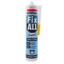 Soudal FixAll Crystal 290ml Sealant/Adhesive - Clear