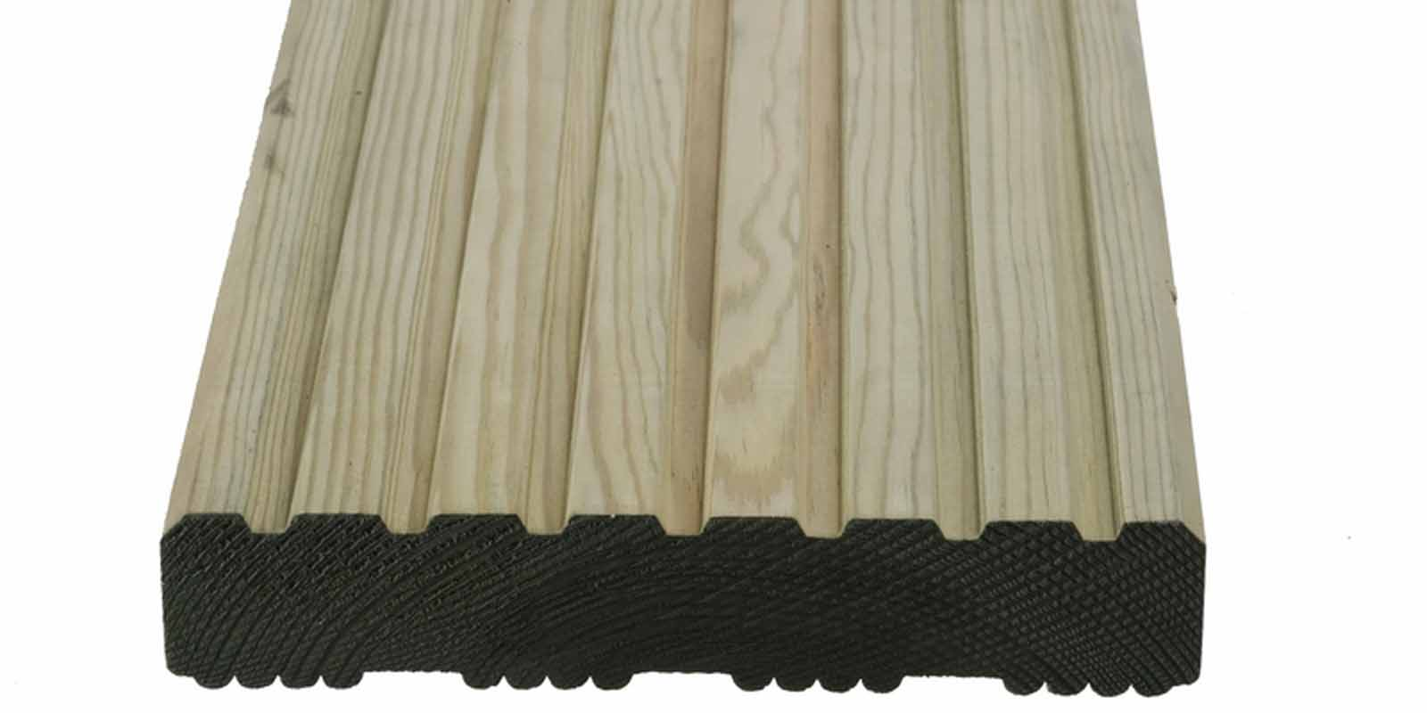 32 x 150mm (27 x 144mm) Winchester Double Sided/Reversible Decking - 3.6m 