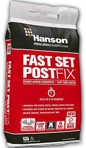 Hanson FAST SET Postfix Concrete (20kg) | Nationwide Supplies: Builders ...