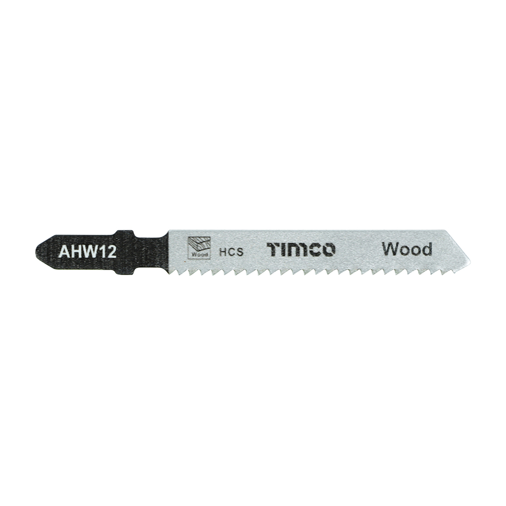 Timco T119B - HCS Bayonet Fitting Jigsaw Blades - Wood Cutting (Pack of 5)