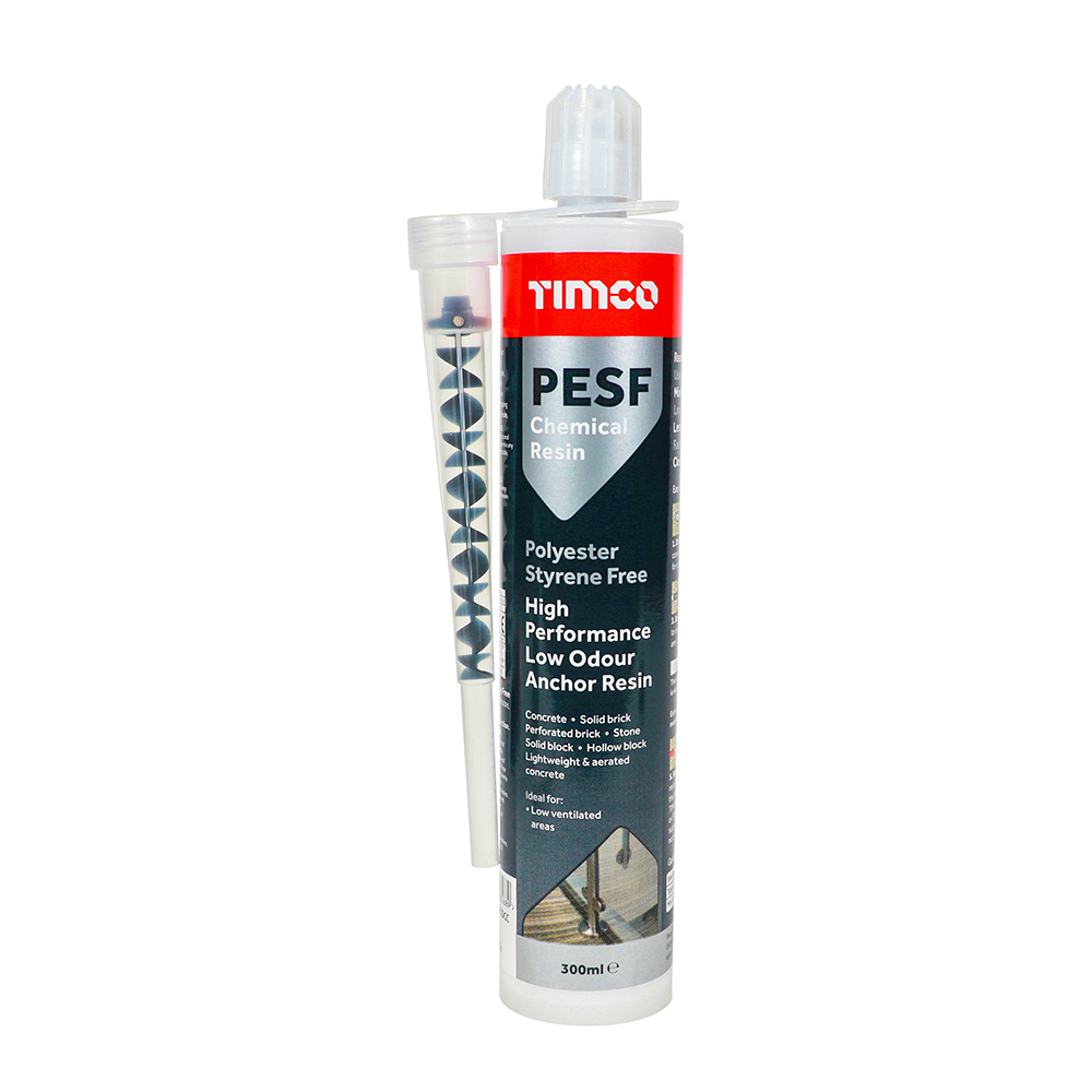 TIMco PE Multi-fix Chemfix Polyester STYRENE FREE Resin - 300ml
