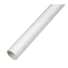 40mm Push Fit Waste Plain Ended 3m Pipe - White