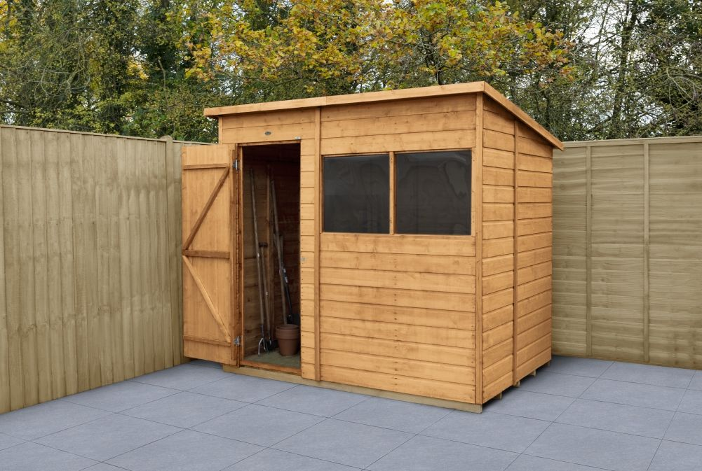 Forest Garden DTS Shiplap Dip Treated 7x5 Pent Shed 
