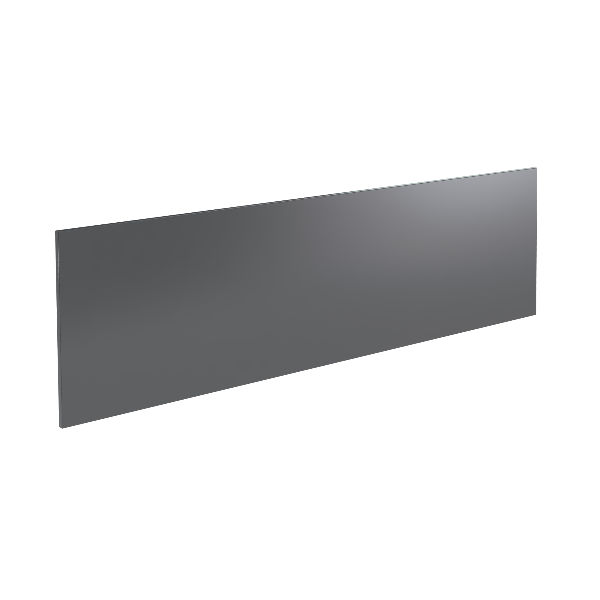 K-Vit Ikon 1800mm Bath Panel - Gloss Grey