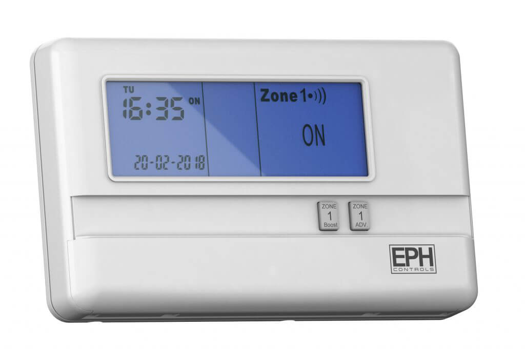 EPH 1 Zone Wireless RF Enabled Programmer, 7 Day, 5 / 2 Day or 24 Hour (c/w volt free contacts)
