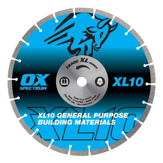 OX Trade XL-10 Segmented Diamond Blade - General Purpose - 230mm (22.23mm Bore)