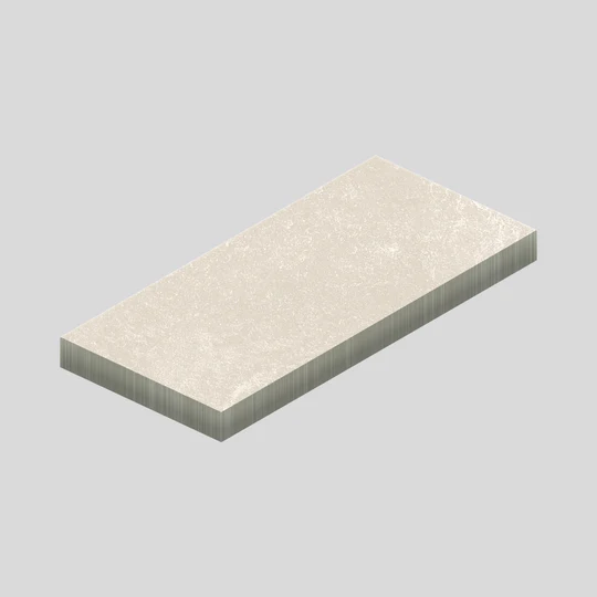 GlobalStone DTS Station Porcelain Paving Accessories - 100x200mm White Porcelain Setts (Pack of 24)