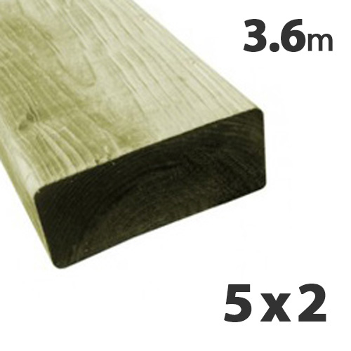 47 x 125mm (5 x 2) Tanalised Carcassing Timber C24 (3.6m)