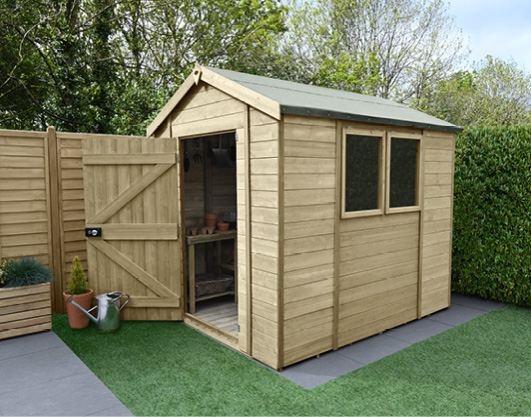 Forest Garden DTS Timberdale 8 X 6 Apex Shed 