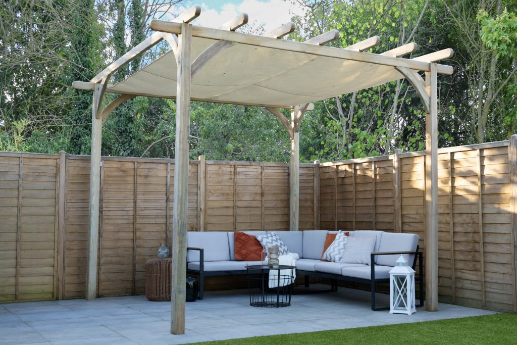 Forest Garden DTS Ultima Pergola - 3.6 x 3.6m with Canopy 