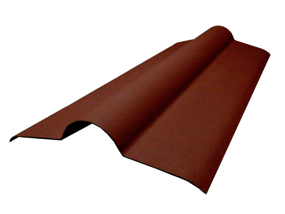 DTS RoofPro Corrugated Bitumen Roof Sheet Ridge Tile 1000mm - Red