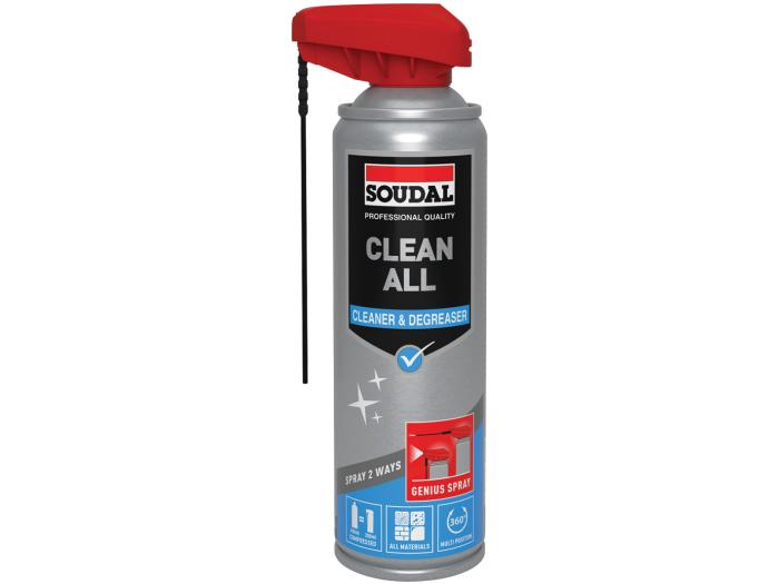 Soudal Clean All (Cleaner and Degreaser) - 300ml Genius Spray