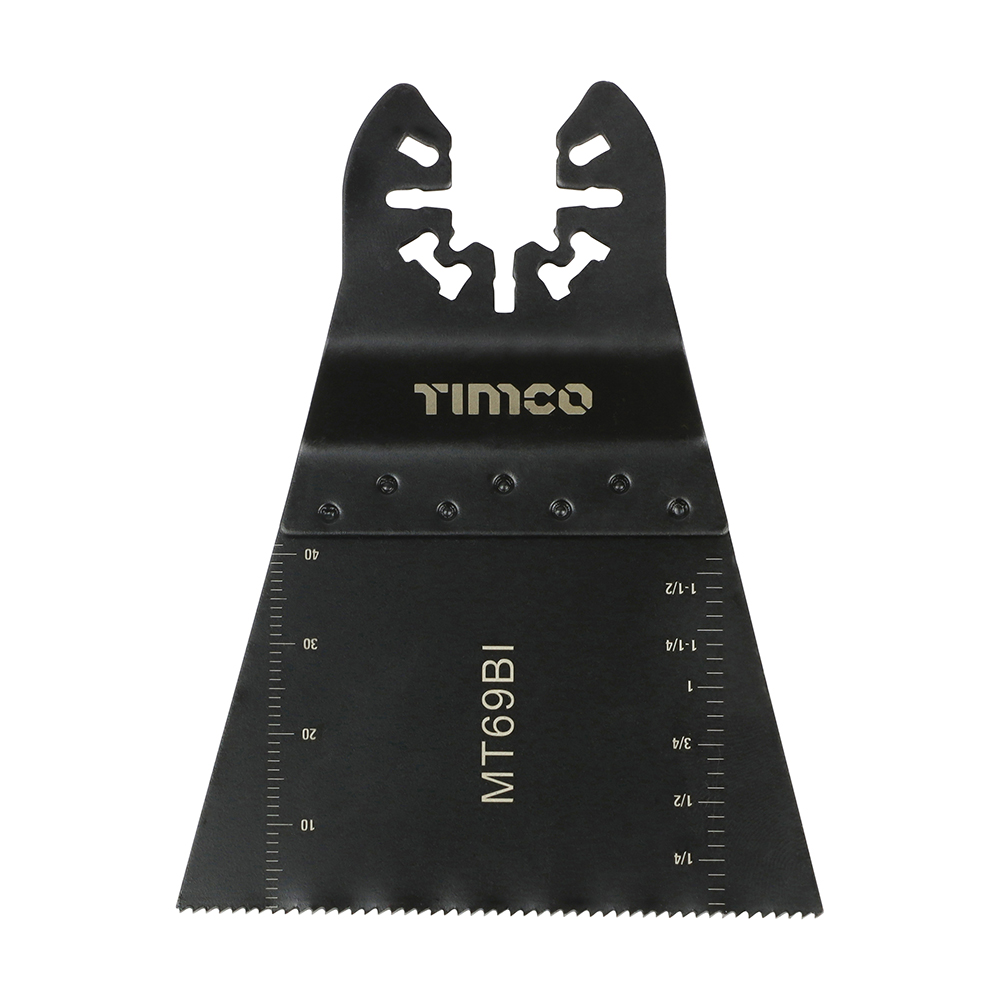 Timco Premium Multi-Tool Blade - Straight - For Wood/Metal - 69mm