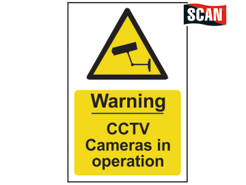 Safety Sign - Warning CCTV Cameras in operation