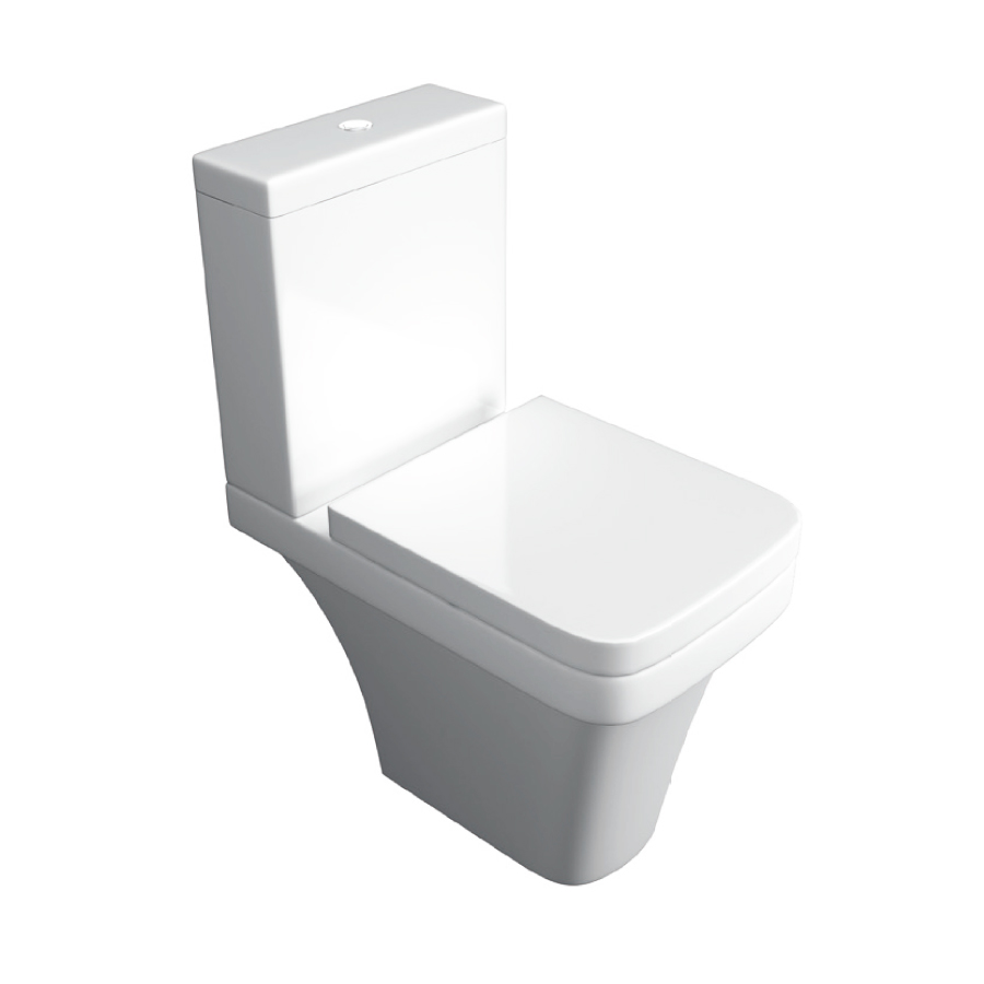 K-Vit Sicily Close Coupled WC Pan & Cistern (Seat Not Included)