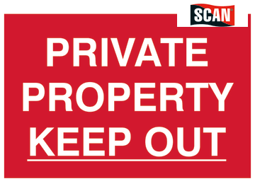 Safety Sign - Private property Keep out