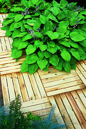 Forest Garden DTS Ridged Deck Tile - 50x50cm - Pack of 4 