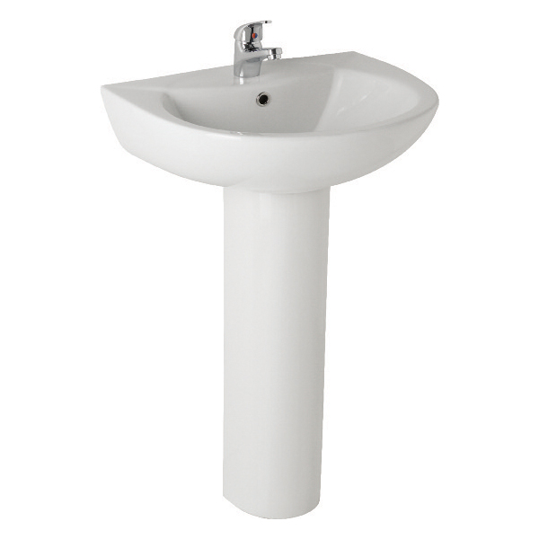 K-Vit G4K 545mm Basin 1TH & Pedestal