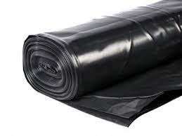4m x 500mu (2000 Gauge) Black Polythene DPM 12.5m Roll (BBA Approved)