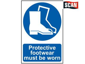 Safety Sign - Protective footwear must be worn
