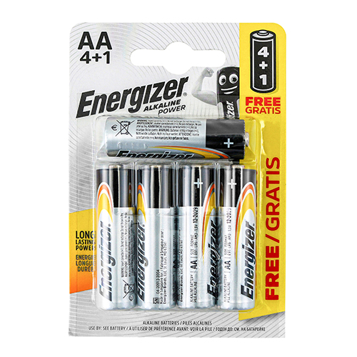 Energizer Alkaline Batteries - AA (Pack of 5)