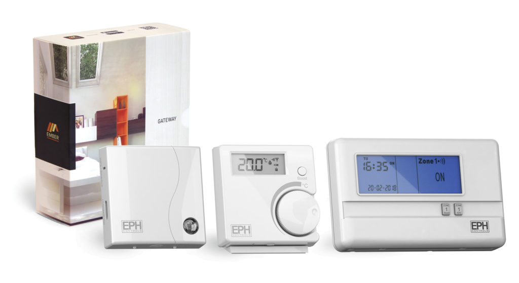 EPH EMBER PACK 1 - 1 Zone Smart Control Pack (RF Programmer, WiFi Gateway & 1 RF Room Thermostat)