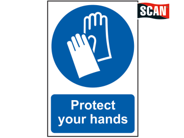 Safety Sign - Protect your hands